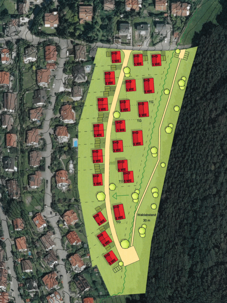 Baugebiet Ravensburg 'Hüttenberger Weg'