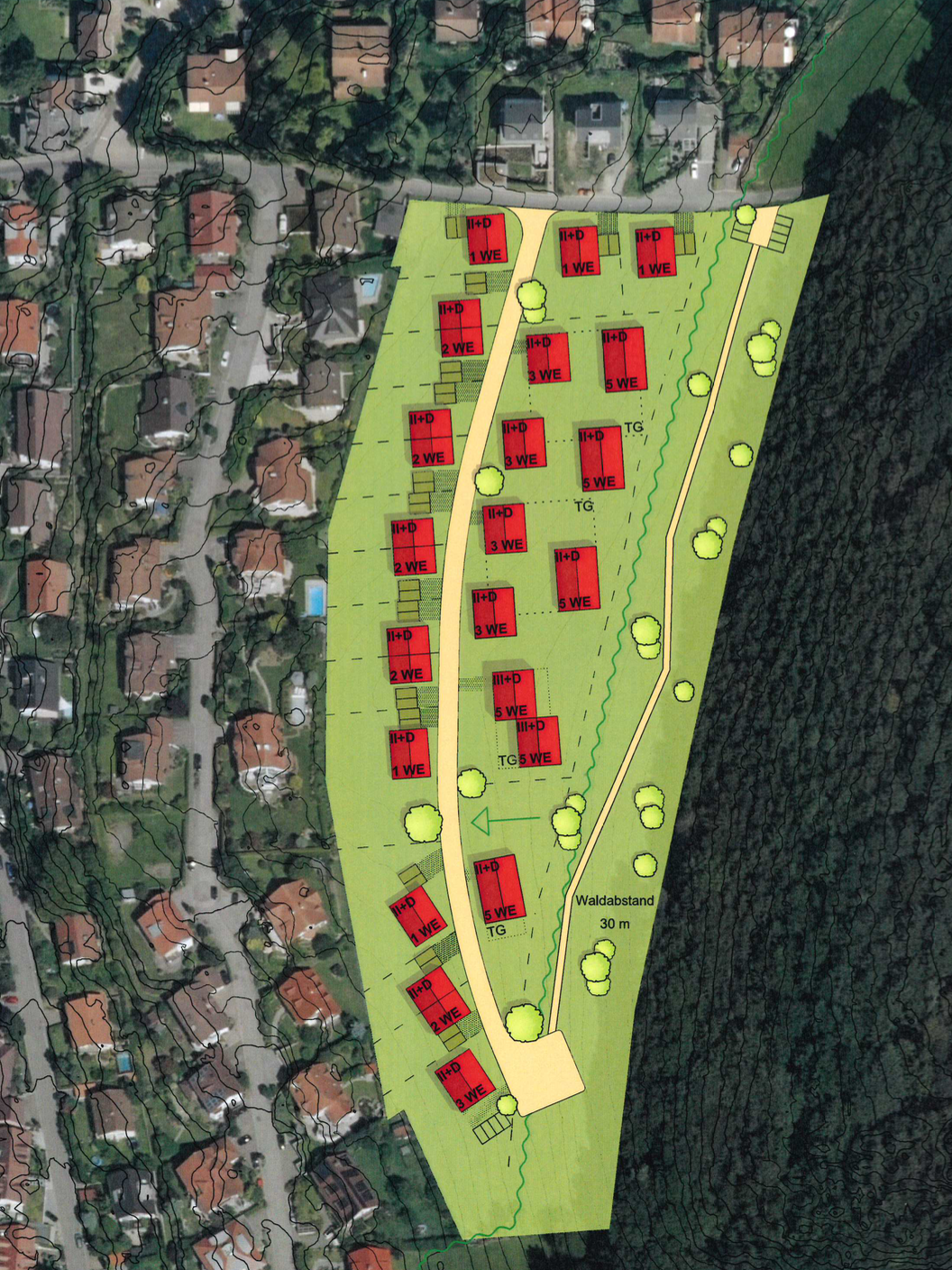 Baugebiet Ravensburg 'Hüttenberger Weg'