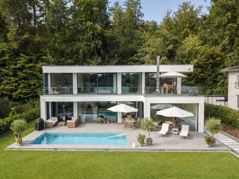 Bauhaus Villa Holz Starnberg Oberbayern