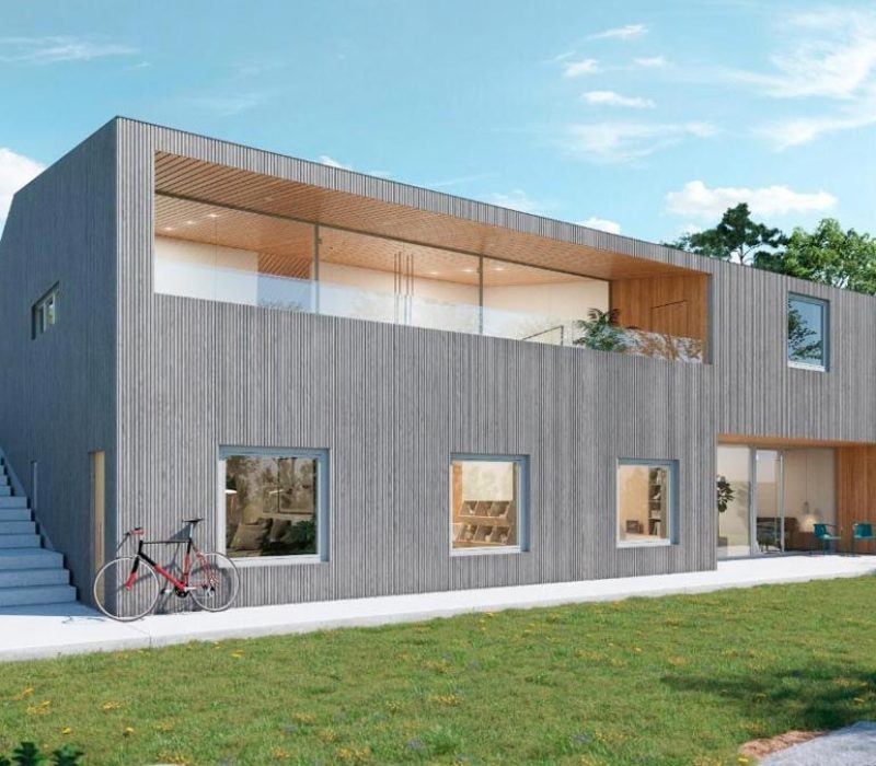 Planung Holzhaus am Hang